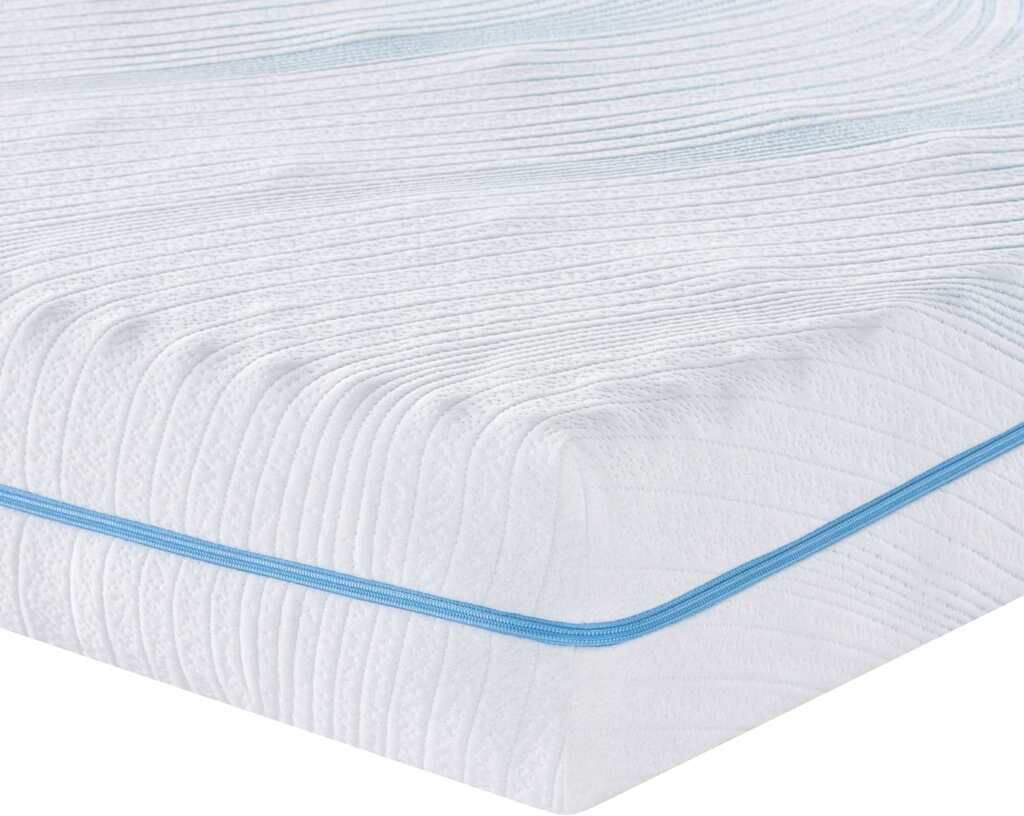 vidaXL Matelas Moyennement ferme 120 x 200 cm Blanc