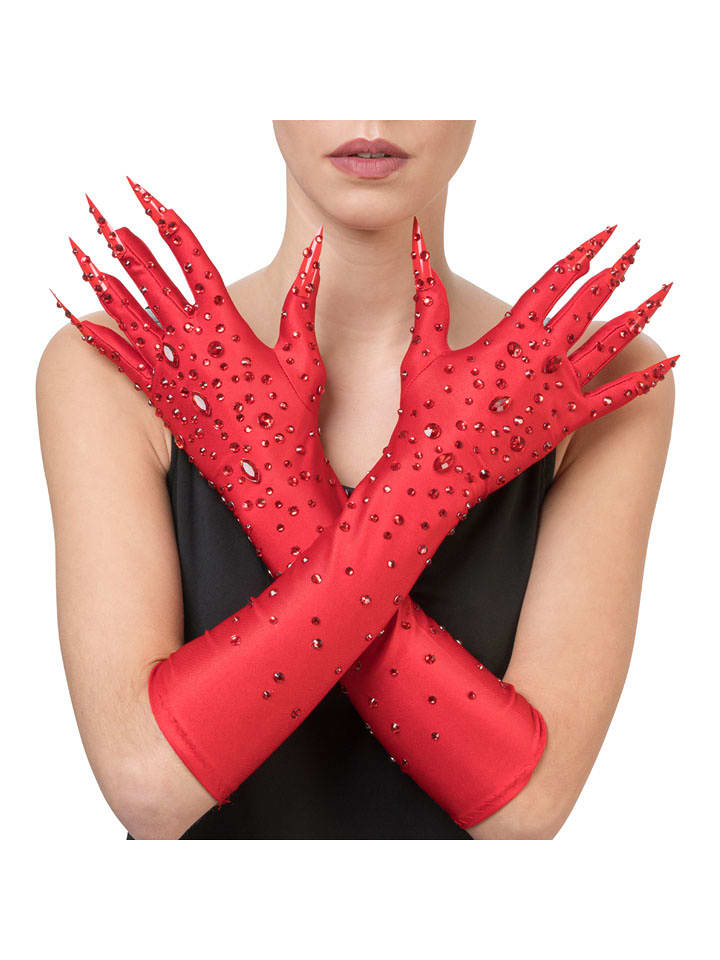 CHAKS Handschuhe "Teufel" in Rot - onesize