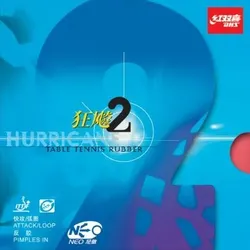 DHS Belag NEO Hurricane 2 Mid 39° rot 2,15 - rot 2,15