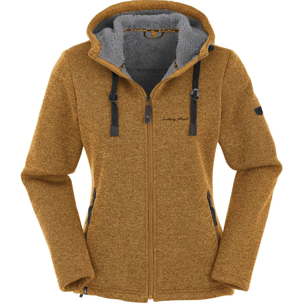 MAUL Sport Chieming - Strickfeecejacke m. Kap. erde (40) 34 5213200202-40-34