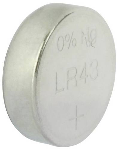 GP Knopfzelle LR43 1.5V Alkali-Mangan GP186ASTD974C1