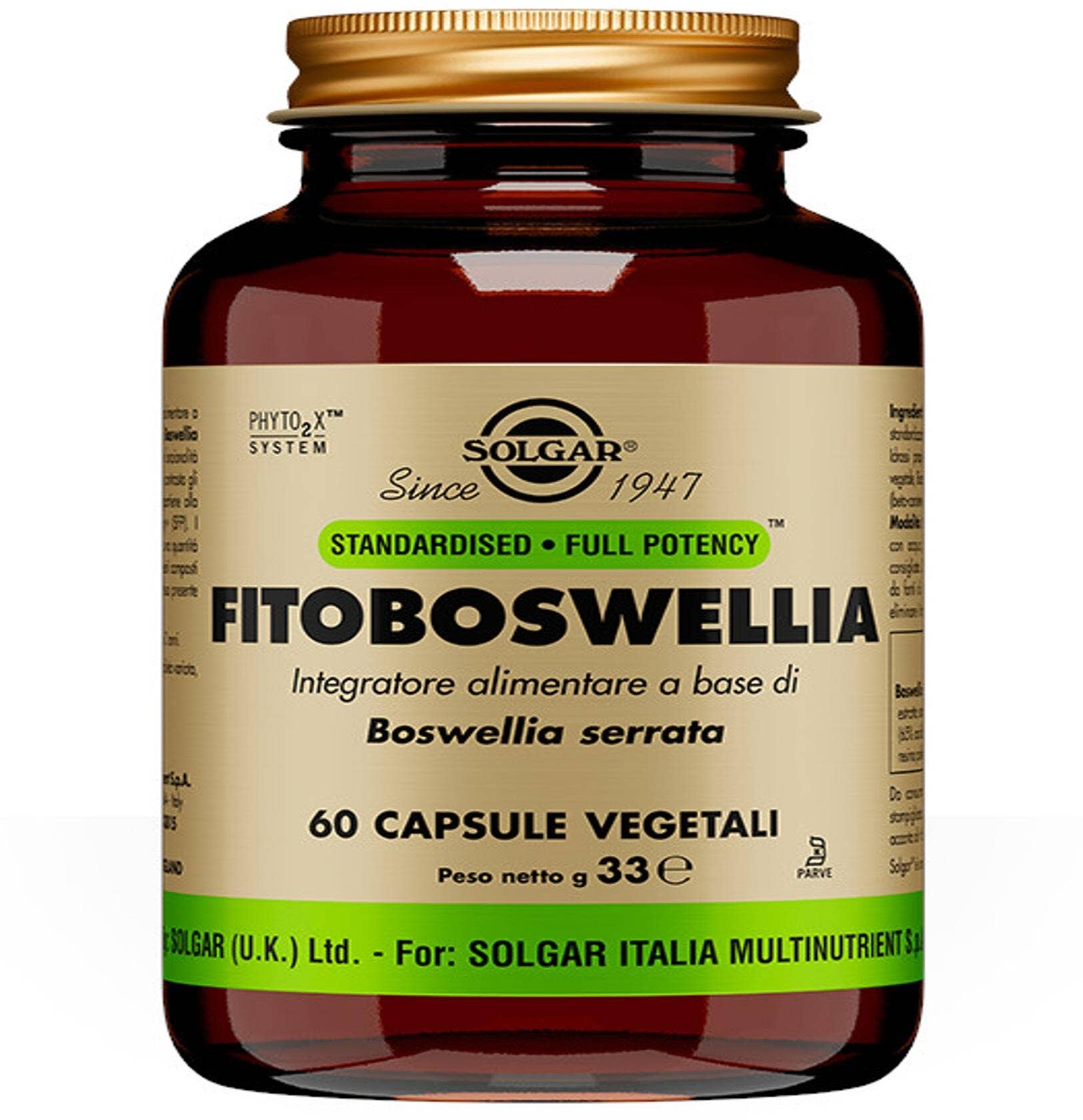 SOLGAR Fitoboswellia 60 Capsule Vegetali 