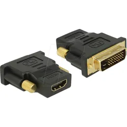 DELOCK 65466 - DVI Adapter, DVI 24+1 Stecker auf HDMI Buchse