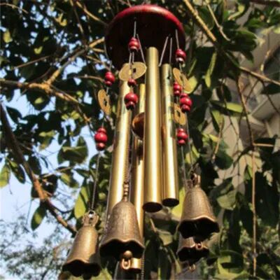 ModernMart Hanging Wind Chime, Large Metal Bells For Church, Garden & Home Decor, Brings Good Luck & Harmony Hanging Wind Chime, Large Metal Bells For Church, Garden & Home Decor, Brings Good Luck & Harmony