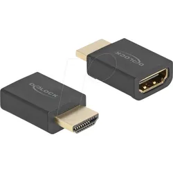 DELOCK 66460 - Adapter HDMI Stecker < HDMI Buchse, 8K 60 Hz
