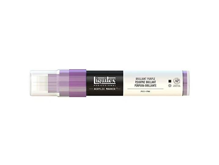 Liquitex 4610590 Professional Paint Acryl - Marker acrylverf, lichtecht - Brede punt - 8-15mm, Brillant Purple