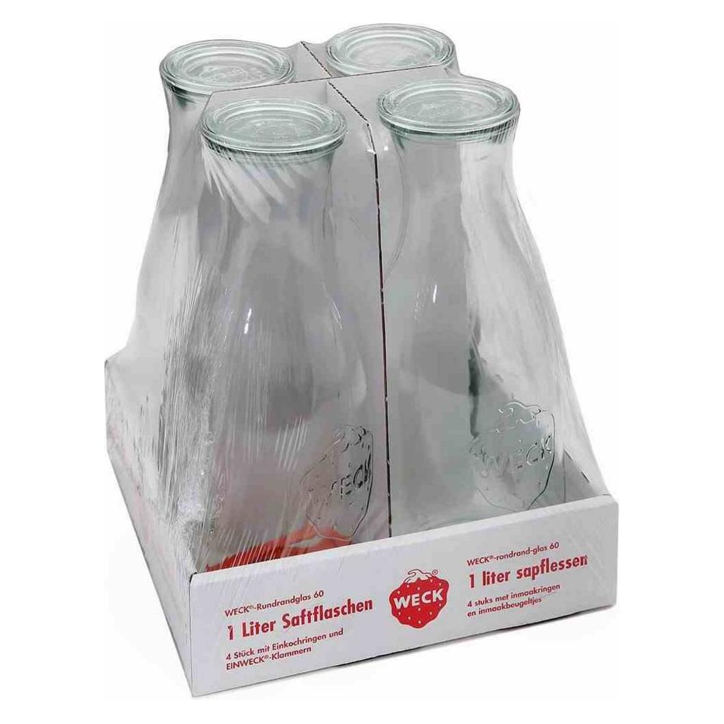 Weck Saftflasche (4 Stk., 1.06 l) (4T-766)