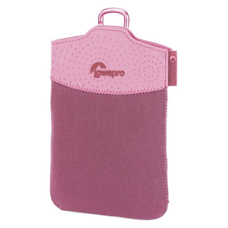 Lowepro Tasca 30, Kompaktes Gehäuse, Jede Marke, Pink (LP35243)