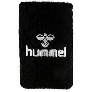 Hummel Schweißband Old School Big Wristband, schwarz, 12cm, für Erwachsene, 1 Stück