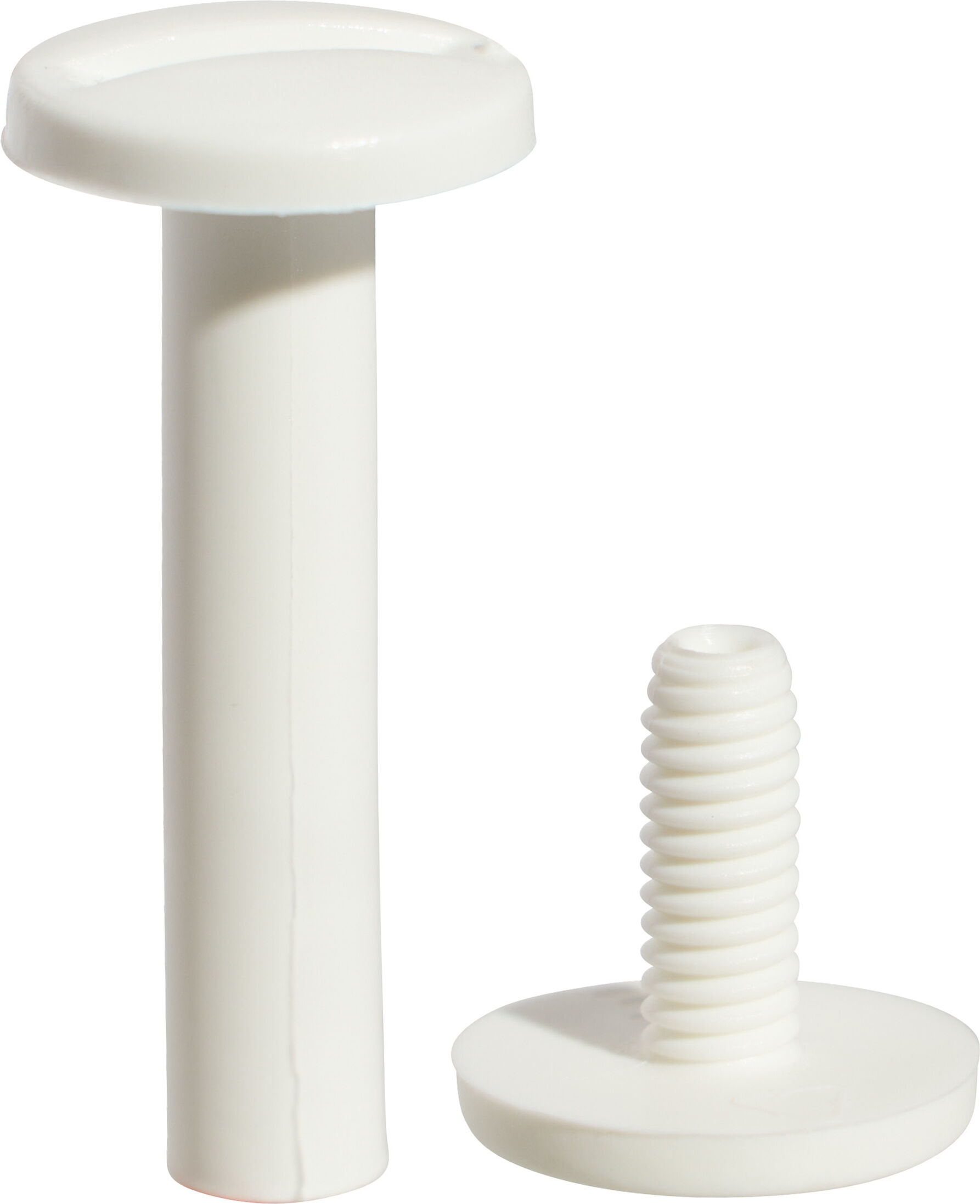 SPRINTIS 100 Unités - Vis reliures en plastique, blanc   30 mm, polyamide