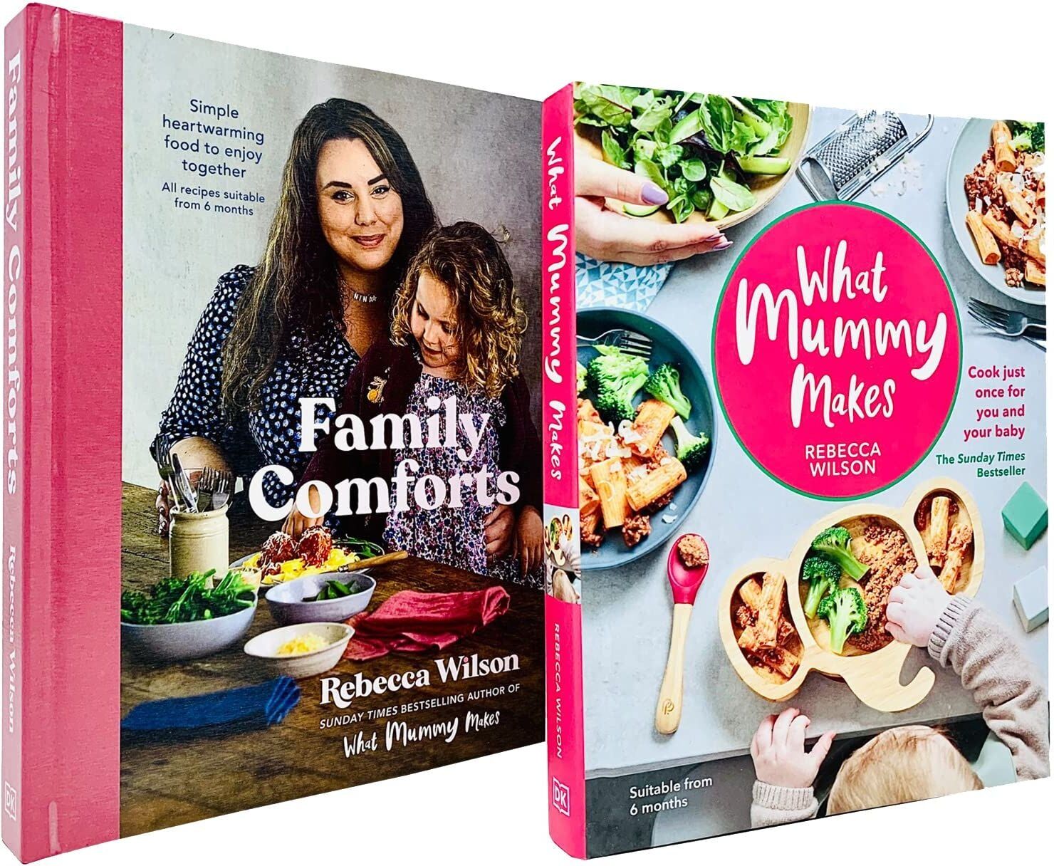 DK ltd Rebecca Wilson Collection 2 Books Set (What Mummy Makes, Family Comforts)