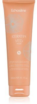 Echosline Keratin veg Mask máscara de hidratação intensa com aminoácidos 300 ml. Keratin veg Mask