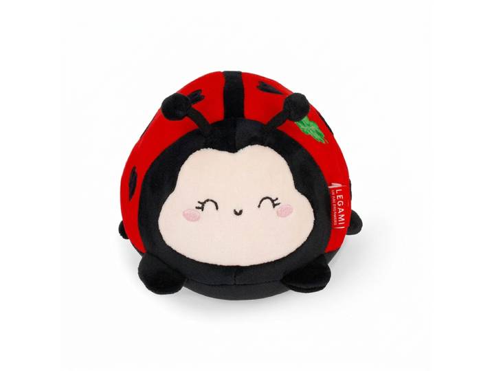 Legami Collection de peluches douces, Mini ladybug jouet en peluche, Hauteur 12 cm, Lot de 1