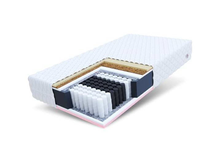 FDM Active MAX Taschenfederkernmatratze 80 x 200 cm 7-Zonen Kokos Matratze Visco-Schaum Latex-Einlage H2/H3 (Mittelweich/Mittelhart) Höhe 28 cm Bezug Abnehmbar Waschbar