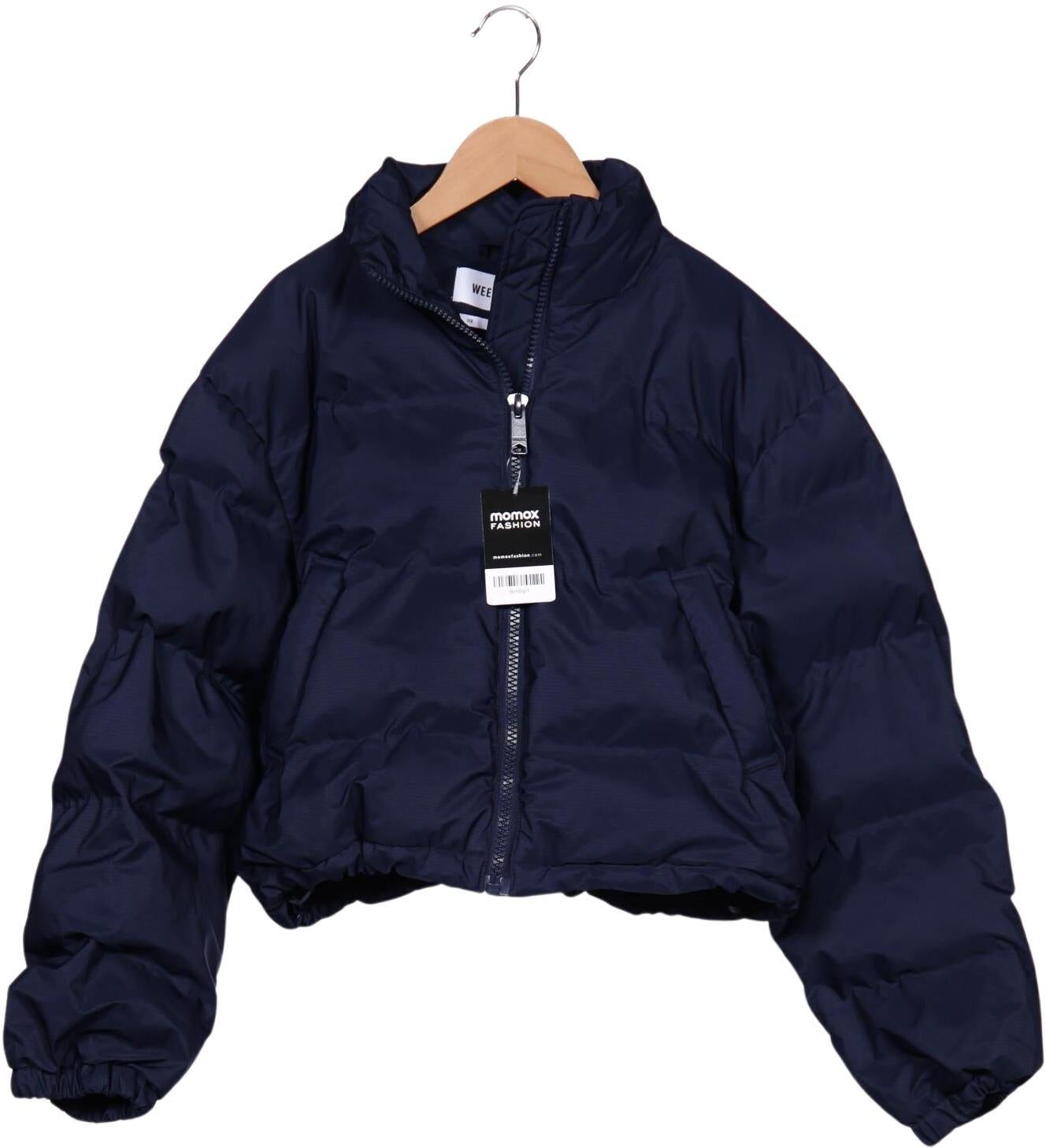 Weekday Damen Jacke, Marineblau, Gr. XS, Synthetik - Second Hand