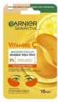 Garnier SkinActive Vitamine C Booster d'Éclat Masque Tissu Yeux 5 g - Sachet 1 masque tissu
