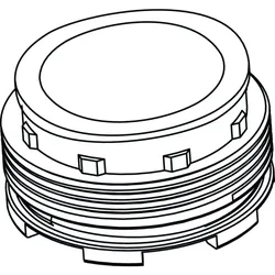 Ideal Standard Strahlregler CACHE, M24X1, 5ltr. A962079NU