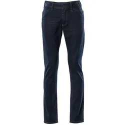 MASCOT Herren Manhattan Jeans FRONTLINE Gewaschener dunkelblauer Denim W34L36 - 15379-869-66-W34L36 - Gewaschener dunkelblauer Denim