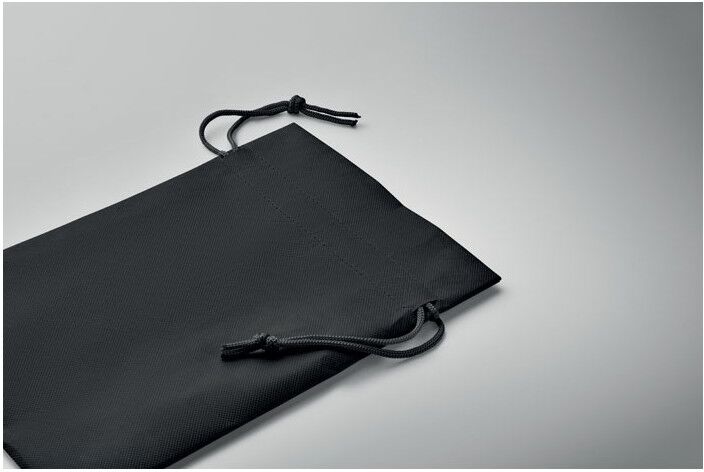 OKURIMONO Petite pochette cadeau en RPET noir