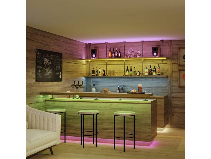 Paulmann SimpLED Full Line RGB Strip 7,5m Full-Line, dimmbar, weiß / opal, für Wohn- / Esszimmer, Kunststoff