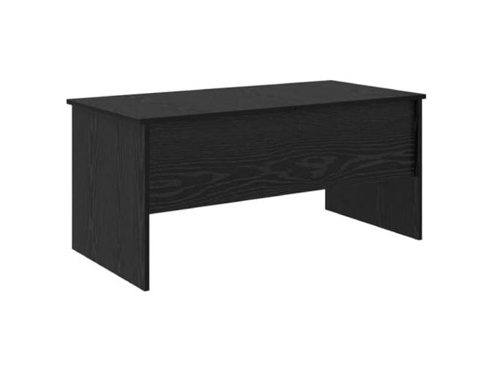 IBUQDDV Couchtisch Schwarz Eichen-Optik 102 x 50,5 x 46,5 cm Holzwerkstoff,langlebige Oberfläche,robuste Struktur,täglicher Gebrauch,Wohnzimmer