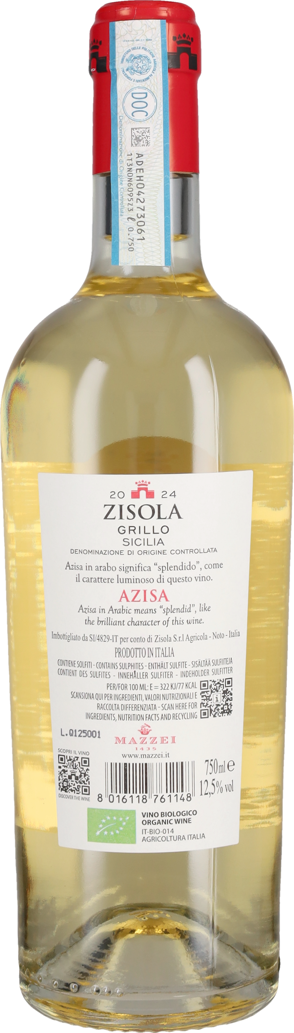 Grillo 'Azisa' Zisola - Mazzei 2024