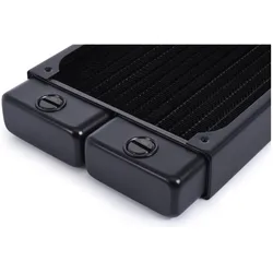 Alphacool NexXxoS HPE-30 Radiator 120mm (120 mm), Wasserkühlung Radiator, Schwarz