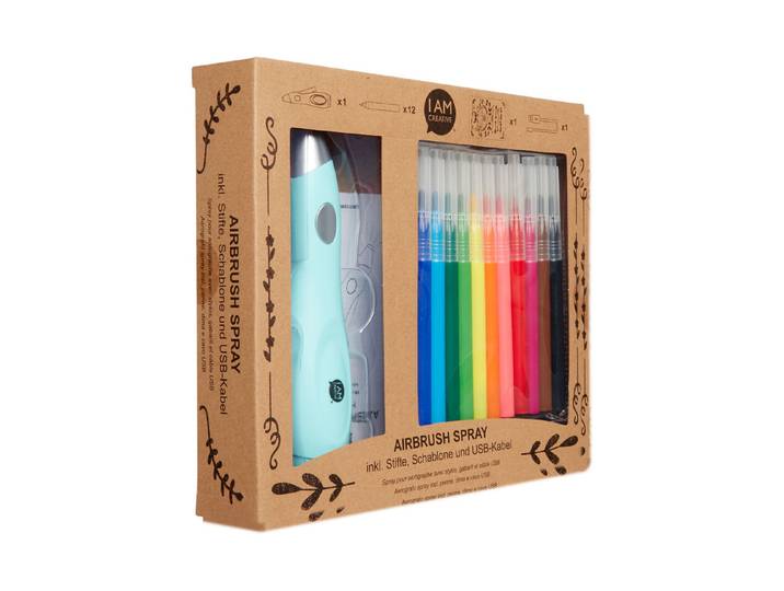 I AM Creative Airbrush-Set mit 15 Teilen