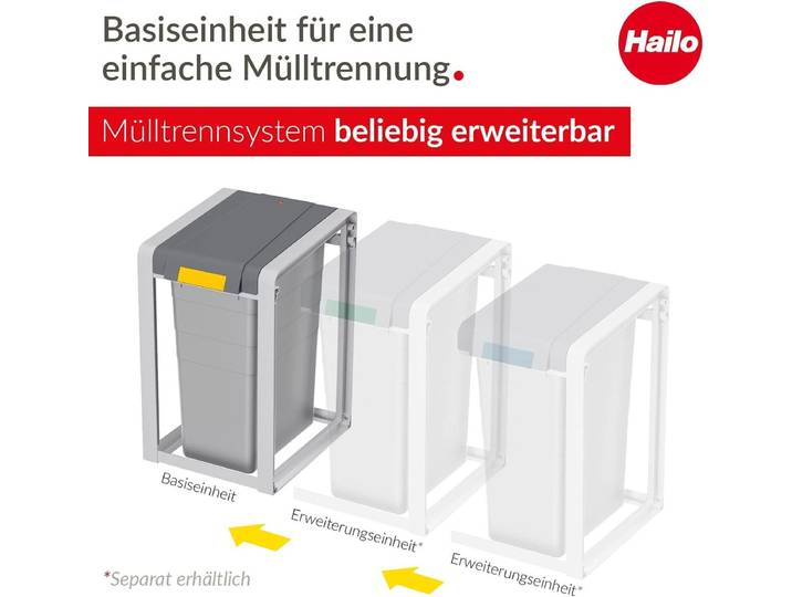 Afvalscheidingssysteem Hailo ProfiLine Öko XL 0935-202