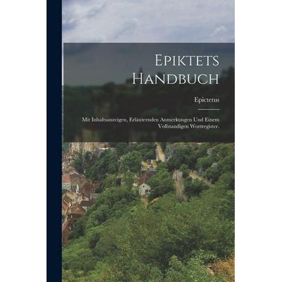 Epiktets Handbuch, Taschenbuch von , Tradd Street Press, 978-1-01-749571-3