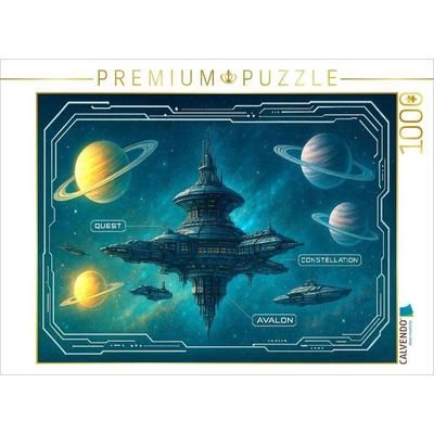 CALVENDO Puzzle Avalon Station | 1000 Teile Lege-Größe 64x48cm Foto-Puzzle für glückliche Stunden