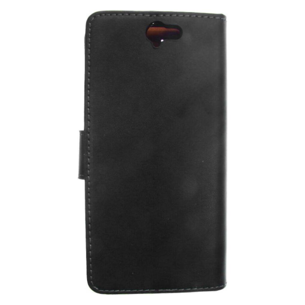 OEM Slim Leather Book Case for HTC A9 - black 4250710570812 (HTC One A9) (25446141)