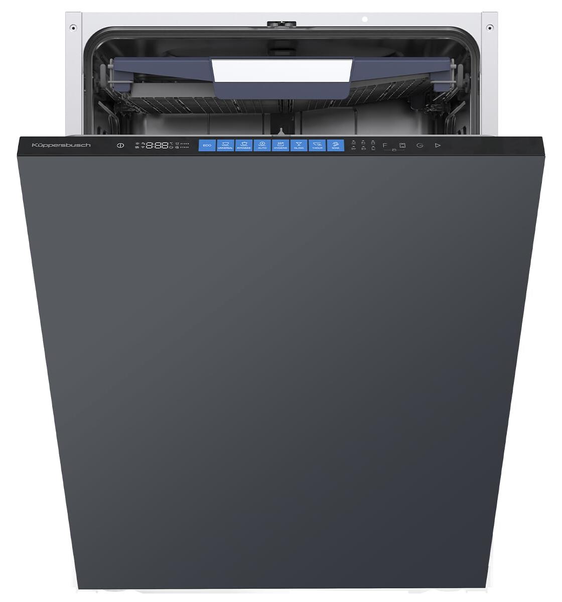 Küppersbusch G6570.0v, Voll integriert, Standardgröße (60 cm), Schwarz, Berührung, LED, 2 Korb/Körbe