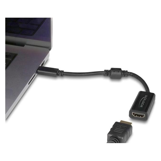 Delock USB Type-C Adapter zu HDMI (DP Alt Mode) 8K 60 Hz mit (HDMI) (61085)