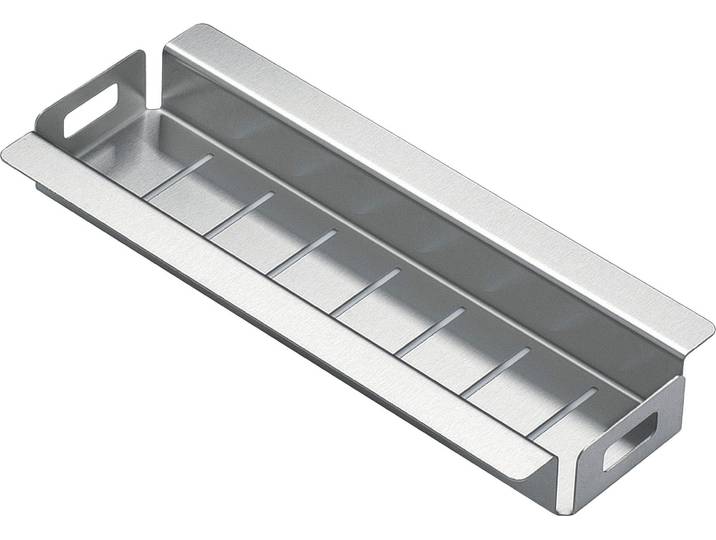 Resteschale PYRAMIS, silber (edelstahlfarben), B:11cm H:3cm, Metall, Auffangbehälter, Resteschale, passend für Athlos (86x50) 1 1/4B 1D