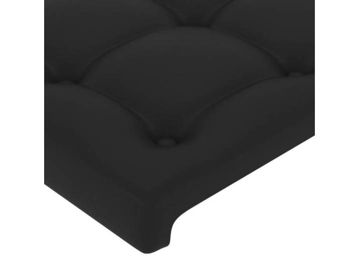 Têtes de lit - MOTHINESSTO - Noir - 160x5x78/88 cm - Similicuir