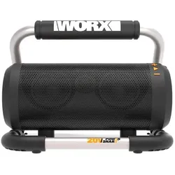Worx Bluetooth-Lautsprecher WX009.9 (10 h), Bluetooth Lautsprecher, Schwarz, Silber