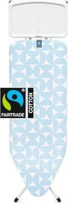 Brabantia Bügelbrett C 124 × 45 cm schwarzer Rahmen POP Denim Black