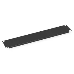 VALUE 19-Zoll-Blindplatte 2 HE, schwarz