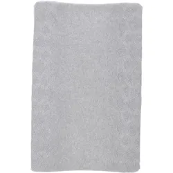 Meyco Wickelauflagenbezug organisch Diamond - grey melange - 50x70cm (50 x 70 cm)