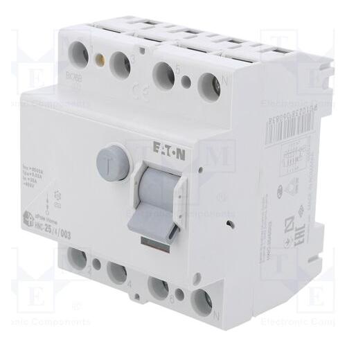 Eaton RCD 4P 25A 0,03A Typ AC xPole Home HNC-25 (194693)