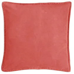 IB Laursen Kissenbezug Velour quadratisch, 52 x 52 cm, melon