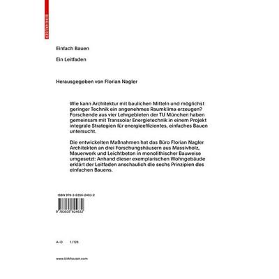 Einfach Bauen, Gebundene Ausgabe von , Birkhäuser Basel, 978-3-0356-2463-2