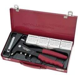Kraftwerk, Nietzange + Nietgerät, Industrie-Handblindnietzangen-Satz (2.40 - 4.80 mm)