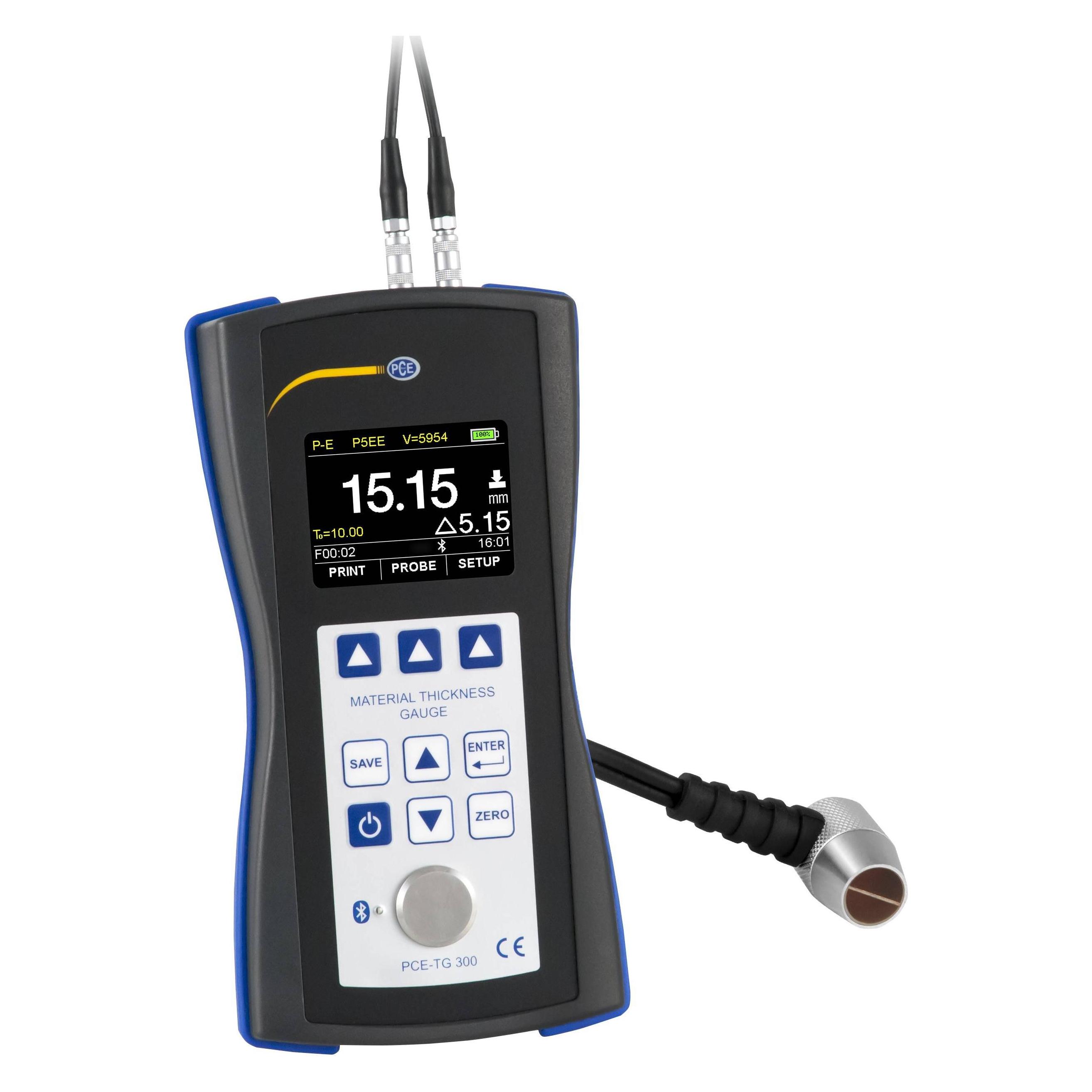PCE Instruments Dickenmessgerät (Schichtdickenmessgerät) (PCE-TG 300-NO5/90)