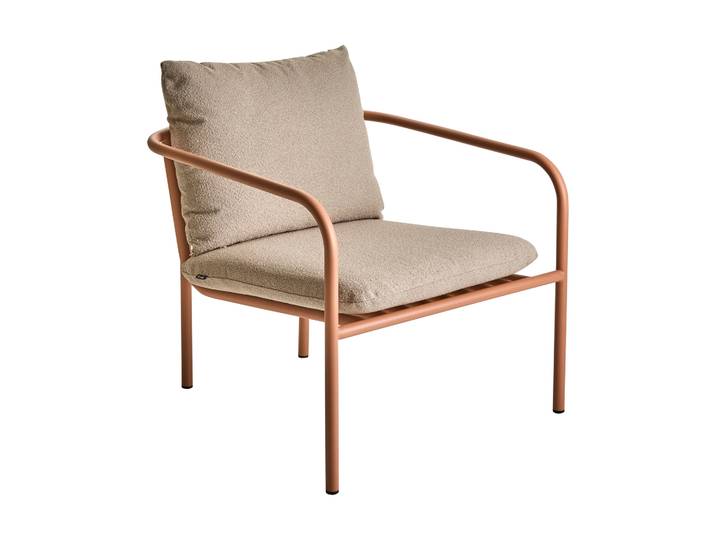 Brafab Bendt fauteuil lounge Teddy beige-peach