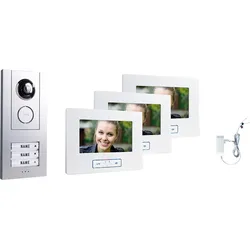 ME 41439 - Video-Türsprechanlage Set, 3-Familienhaus, anthrazit