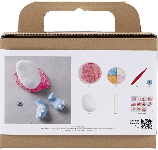 No-Name Mini Diy Kit Modellering, Monster, Pink Neon