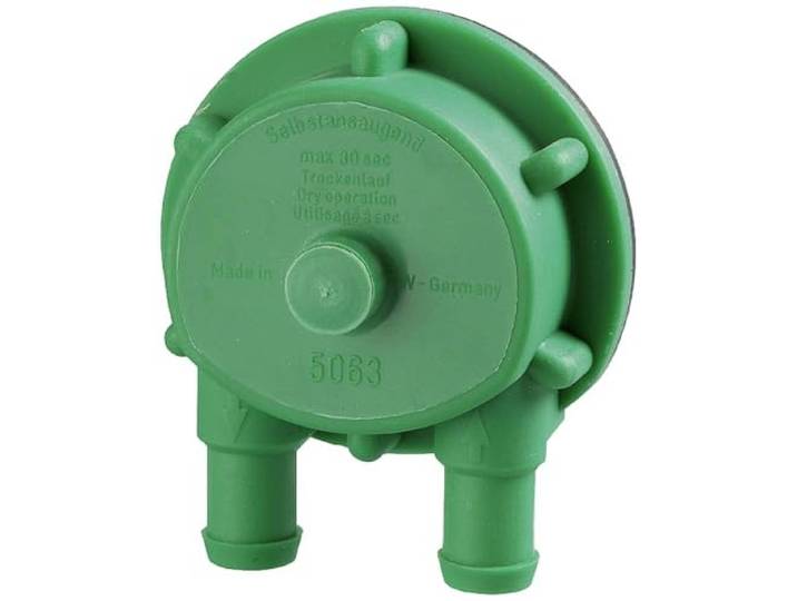 kwb Maxi-pomp P63 boormachine pomp 2400 l/h, zelfaanzuigend, slangaansluiting 1/2 inch, z. bevestiging van 1/2 inch slang met slangklemmen, Made in Germany