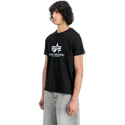Alpha Industries Herren Rundhals T-Shirt BASIC BL - Regular Fit - 100501-204 Powder Brown - M